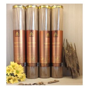 Nhang Trầm Hương Có Tăm Nguyên Chất Thượng Hạng 40cm - Ống 400gr