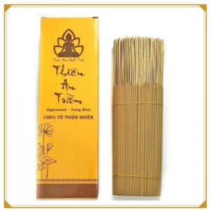 Nhang trầm hương nguyên chất tự nhiên Thiên An Trầm Size 30cm - Hộp 500gr
